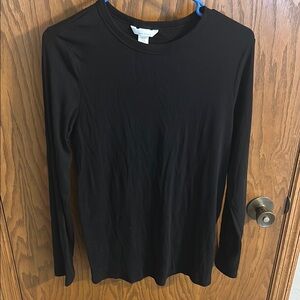 H&M mama maternity black long sleeve ribbed shirt XXL